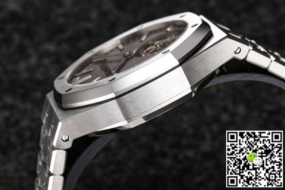 Audemars Piguet Royal Oak Tourbillon 26530TI.OO.1220TI.01 R8 Factory 1:1 Best Edition Replica Watch Grey Dial